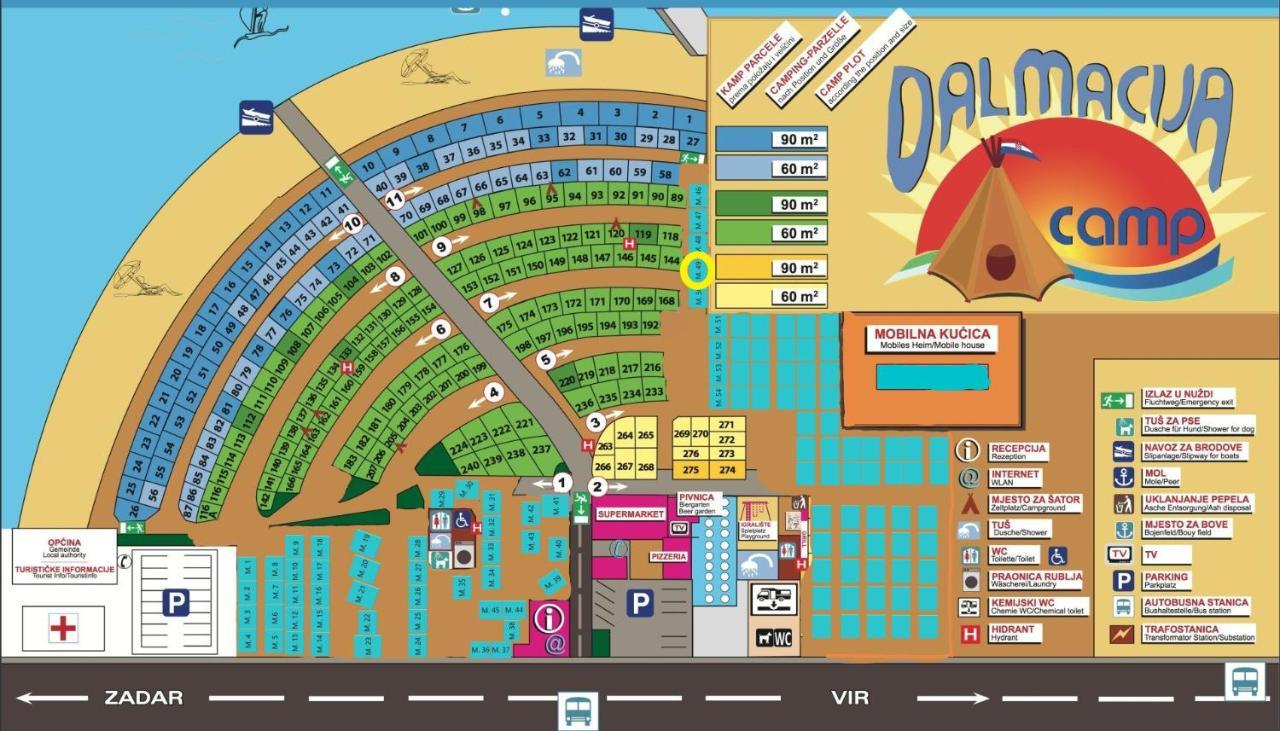 K9 Mobile Home Camp Dalmacija Privlaka Privlaka  Εξωτερικό φωτογραφία